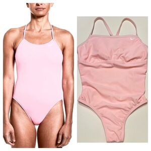 NIKE Swimsuit One Piece Light Pink XL